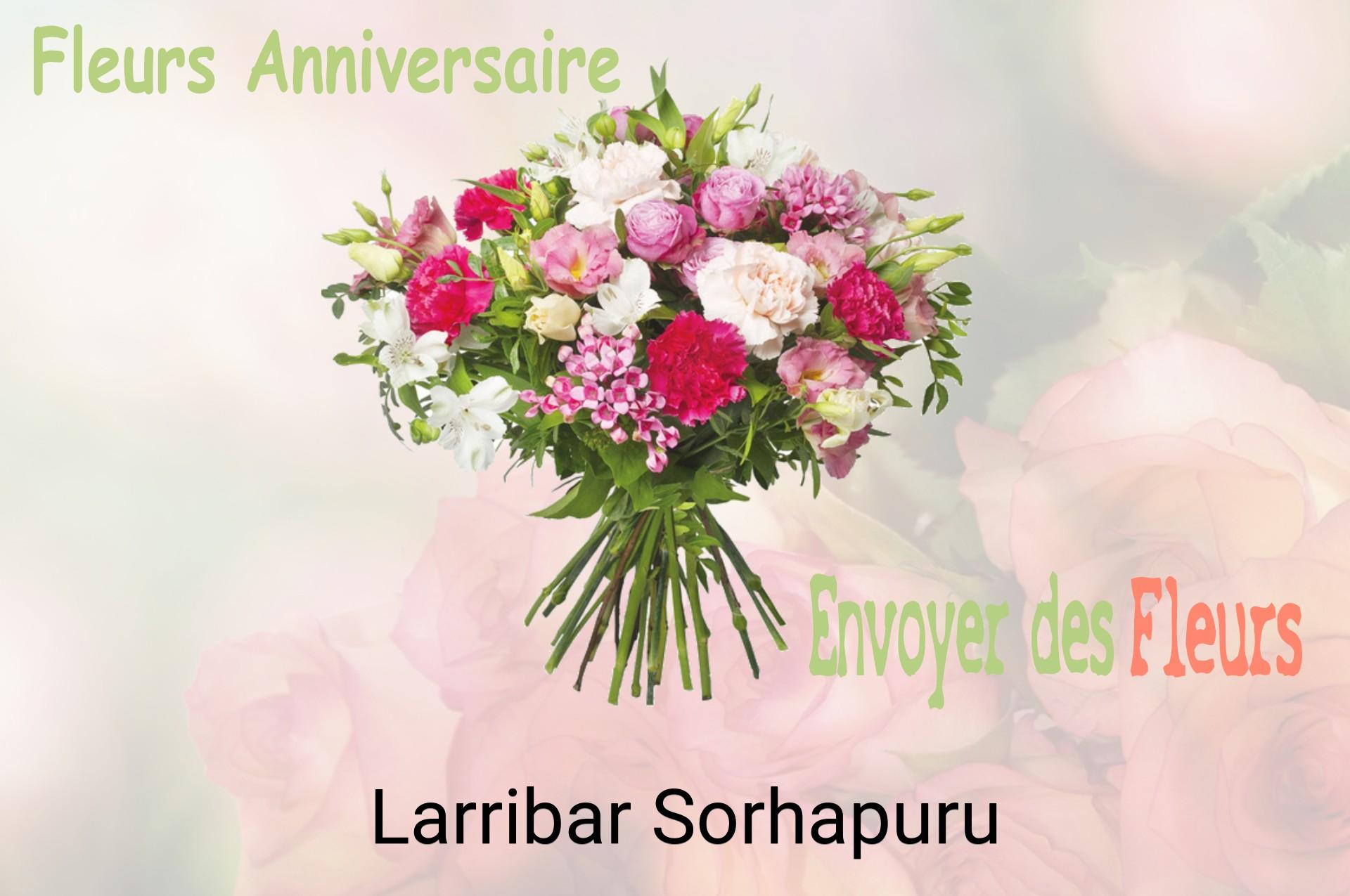 Bouquet de fleurs d’anniversaire livré à Larribar-Sorhapuru